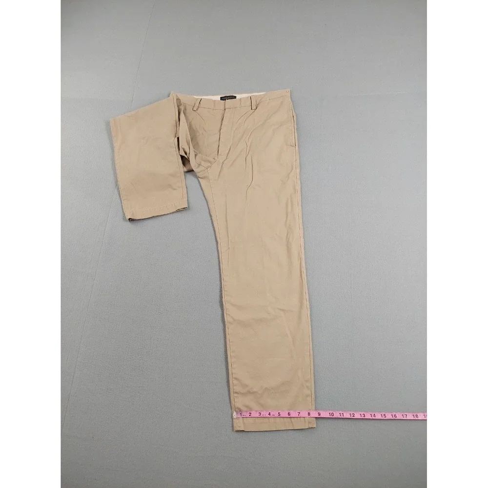 Banana Republic Men Chino Pant 34X32 Beige Straight Leg Casual‎ Work Trouser